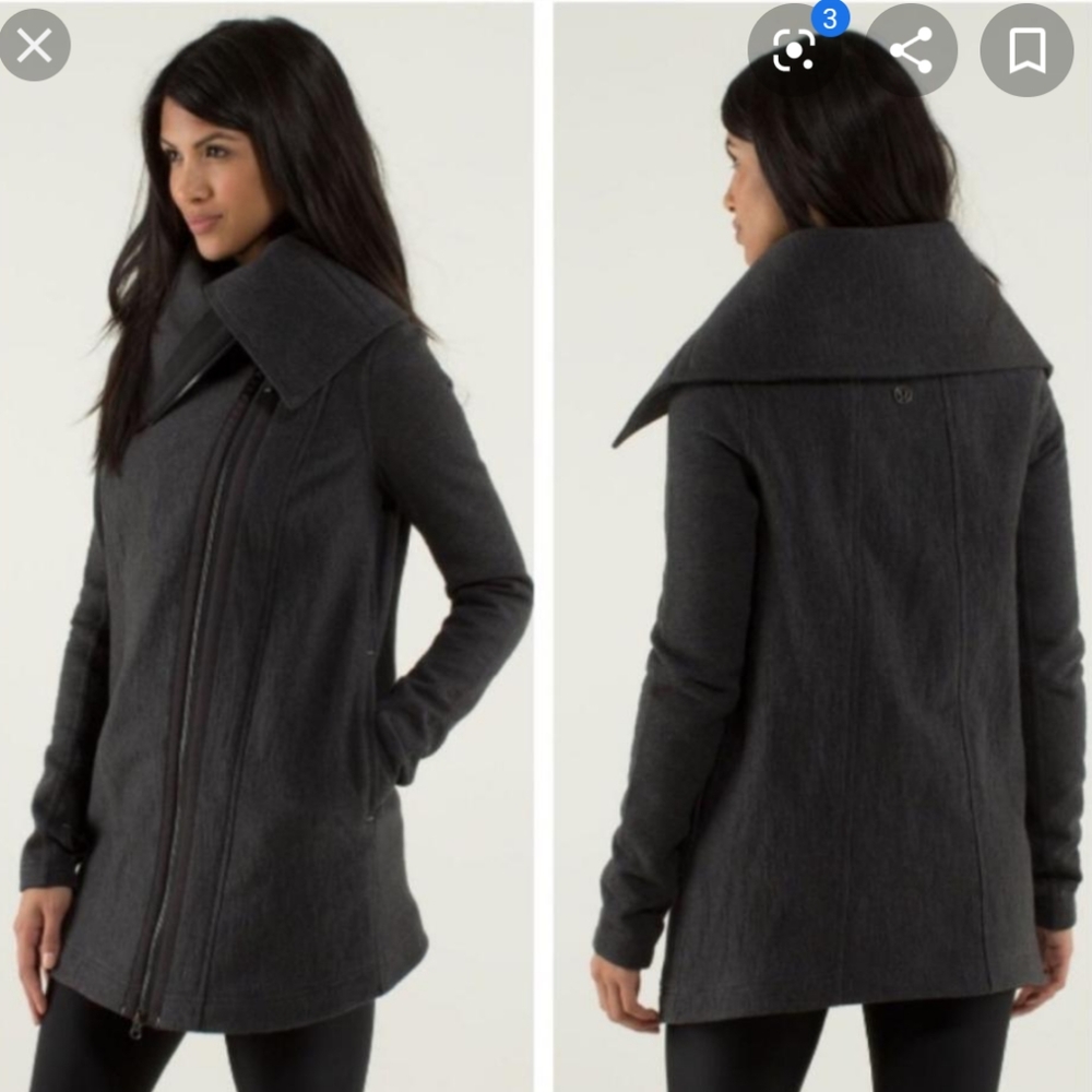 Lululemon Parka Virasana Blanket Wrap Jacket